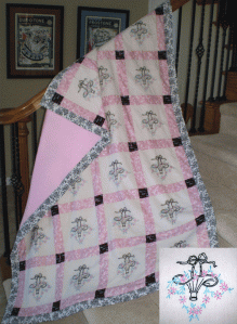 Flower basket quilt