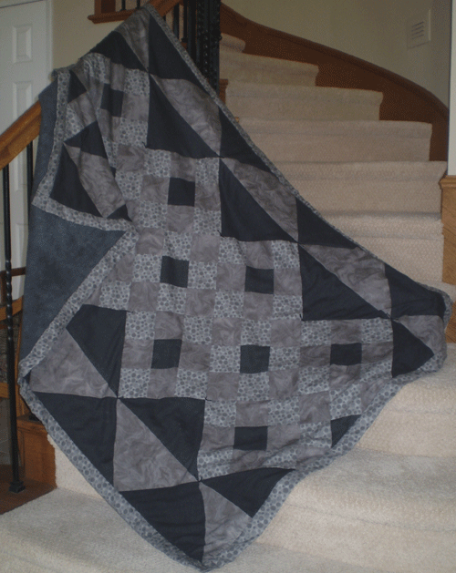 9-patch quilt, charity quilt, quanket