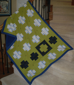 Holy Guacamole Greek Cross Quilt